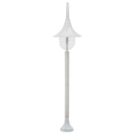 ZNTS Garden Post Light E27 120 cm Aluminium White 44210