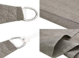 Sunshade Sail 160 g/m Rectangular Light Grey 3x5 m HDPE 4001986