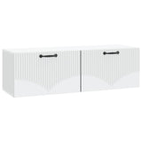 Wall-Mounted TV Cabinet White 98 x 31 x 30 cm Engineered Wood 899065
