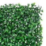 Artificial Shrub Leaf Fence 6 pcs Green 50x50 cm 366634