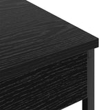 Bedside Cabinet Black Oak 41 x 31 x 51 cm Engineered Wood 859535