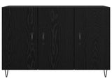 Sideboard Black Oak 90 x 32.5 x 80 cm Engineered Wood 879584