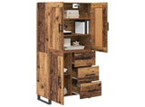 Highboard Old Wood 69.5 x 34 x 180 cm Engineered Wood 3415828