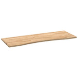 Desk Top Untreated 140x50x2.5 cm Solid Wood Oak Rectangular 4009010