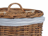 Laundry Basket 2 pcs Brown 42020974