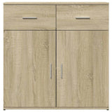 Sideboard Sonoma Oak 79x38x80 cm Engineered Wood 840522