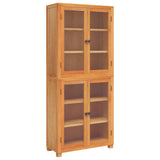 Storage Furniture Set with Shelf 2 pcs Natural 80 x35 x 185 cm 3328625