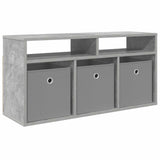 Lowboard with Drawer Concrete Grey 87 x 27.5 x 43 cm 8000583
