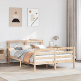 Bed Frame with Headboard without Mattress 140x200 cm 3305943