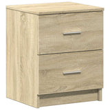 Bedside Cabinets 2 pcs with 2 Drawers Sonoma Oak 40x36x50 cm 858790