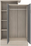 ZNTS Nevada Petite Open Shelf Wardrobe 100-101-141