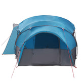 Family Tent with Rainfly Water-resistant tunnel Blue 10-Person 42017464