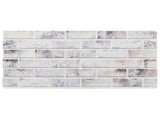 Wall Panels 10 pcs 100 x 50 cm Light Grey and Black EPS Foam 42046104