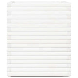 Garden Planter White 60x60x72 cm Solid Wood Pine 3282615