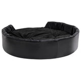 Dog Bed Black 99x89x21 cm Plush and Faux Leather 171264