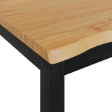 High Bar Table EKAI Black 112 x 70 x 91 cm Solid Pine Wood 42037013