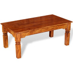 ZNTS Coffee Table Solid Wood 110x60x45 cm 244047