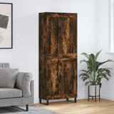 Highboard Smoked Oak 69.5x34x180 cm Engineered Wood 3199710