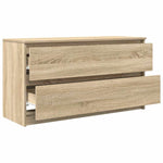 ZNTS TV Cabinet Sonoma Oak 100x35x54 cm Engineered Wood 861807