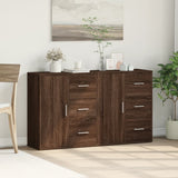 Sideboards 2 pcs Brown Oak 60x31x70 cm Engineered Wood 3276559
