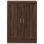 ZNTS Book Cabinet Brown Oak 82.5x30.5x115 cm Engineered Wood 833788