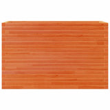 Garden Planter Wax Brown 110x40x68.5 cm Solid Wood Pine 3282496