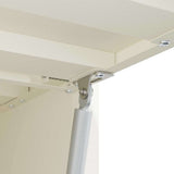 Wall Cabinet for Garage with Gas-lift Door White 883273