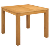 Dining Set 3 pcs Black Solid Oak Wood 3430319
