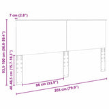 Headboard Grey Sonoma 100 cm Engineered Wood 887600