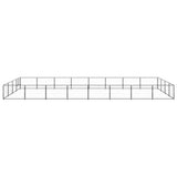 Dog Kennel Black 32 m Steel 3082147