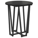 Side Table Set 2 pcs Black Oak 869720