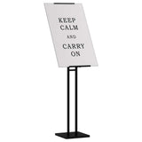 Trade Show Displays 2 pcs Black 26.5 x 26.5 x 150 cm Steel 3407637