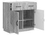 Sideboard Grey Sonoma 66 x 34.5 x 87 cm Engineered Wood 895331