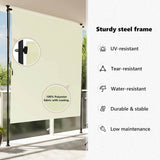 Outdoor Roller Blind 150x270 cm Cream 145941