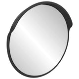 Outdoor Convex Traffic Mirror Black 60 cm Polycarbonate 153080