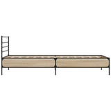 Bed Frame Sonoma Oak 80 x 200 cm Engineered Wood 8009113