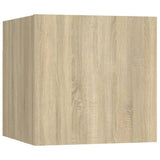 7 Piece TV Cabinet Set Sonoma Oak Engineered Wood 3114544