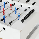 Foosball Table White 125 x 60.5 x 80 cm Engineered Wood 858884