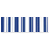 Retractable Awning Manual Blue and White 400 x 200 cm 3329778