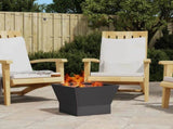 Fire Pit Black 40 x 40 x 35 cm Steel 858908
