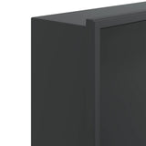 Shower Niche Matt Black 62x32x9 cm Stainless Steel 4005130