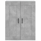 Highboard Concrete Grey 69.5x34x180 cm Engineered Wood 3199557