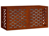 Air Conditioner Cover Rusty 90 x 40 x 60 cm Weathering Steel 865896