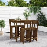 5 Piece Garden Bar Set Honey Brown Solid Wood Pine 3157808