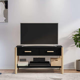 TV Cabinet Black 82x38x45 cm Engineered Wood 345661