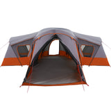 Family Tent Grey and Orange 610 x 610 x 210 cm 42017474