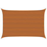 Sun Shade Sail Orange and Brown 4.5 x 3 m 100% Polyester Oxford 42031044