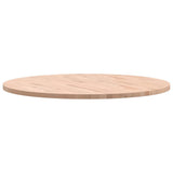 Table Top 90x2.5 cm Round Solid Wood Beech 355919