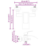 Shower Mixer Tap Black G 1 / 2 inches 42023395