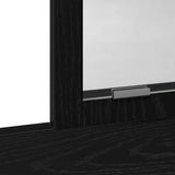 Dressing Table Black Oak 100 x 41 x 140 cm Engineered Wood 865146